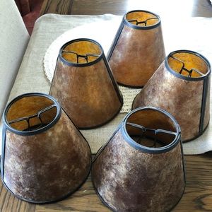 Potterybarn chandelier shades